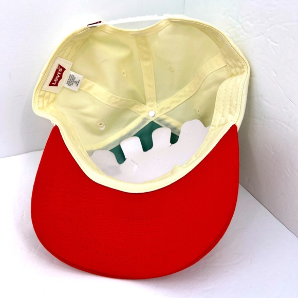 LEVI STAUSS HAT/CAP, FUN 4 COLORS, CREAM, GREEN, TAN, RED, DUER LIGHT MATERIAL - Picture 8 of 12